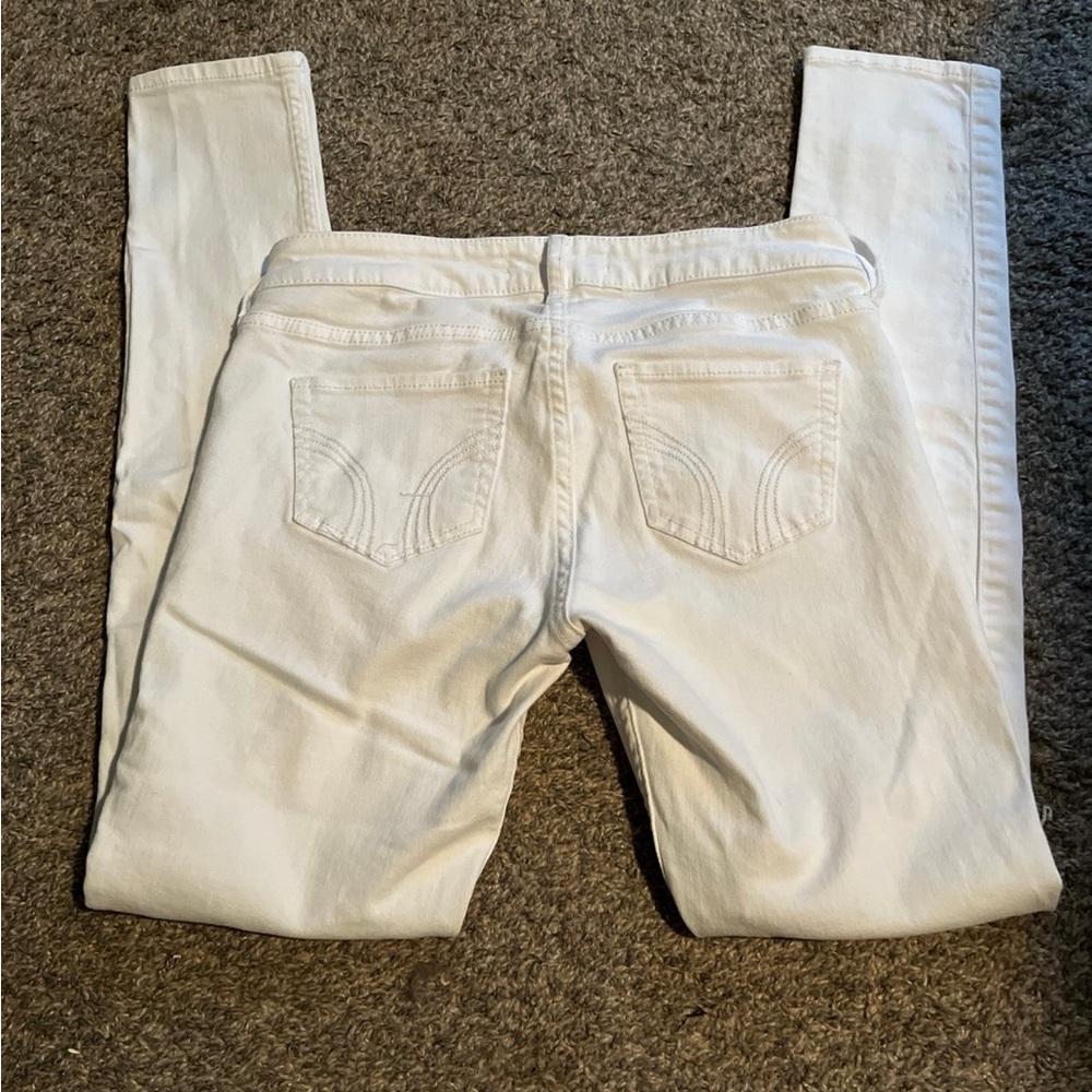 Hollister white skinny jeans size 5R W27 L31